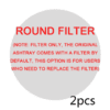 Round filter2pcs