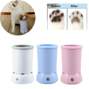 Automatic Dog Paw Cleaner Cup – Electric USB Pet Paw Washer